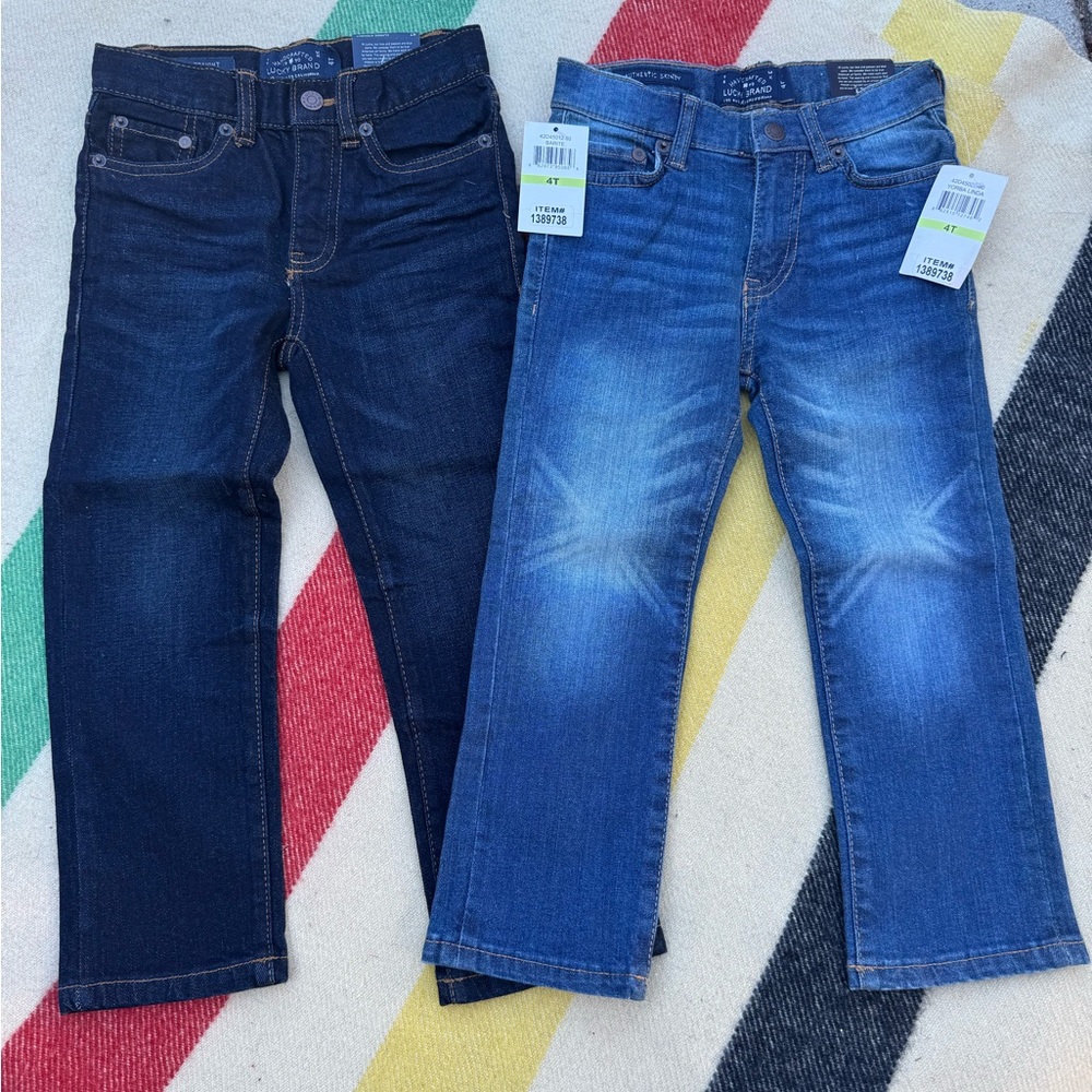 Lucky Brand Kids Jeans Size 4T NEW WITH TAGS
CLASSIC STRAIGHT & AUTHENTIC SKINNY